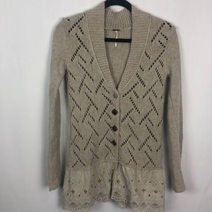 FREE PEOPLE Cardigan xs